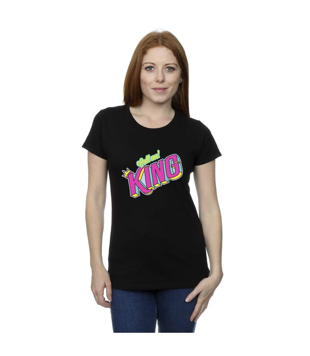 Disney T-shirt en coton classique Le Roi Lion Femme/Ladies (Noir) - UTBI25306-2