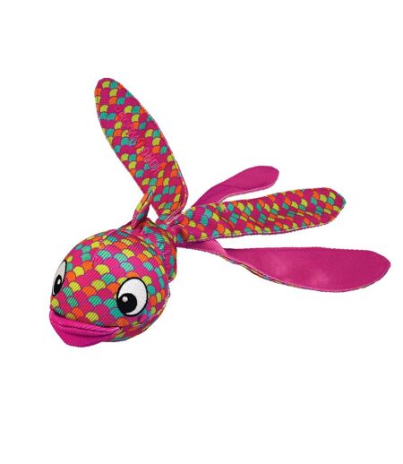 KONG Wubba Finz Flying Fish Dog Toy (Pink) (One Size) - UTTL4353