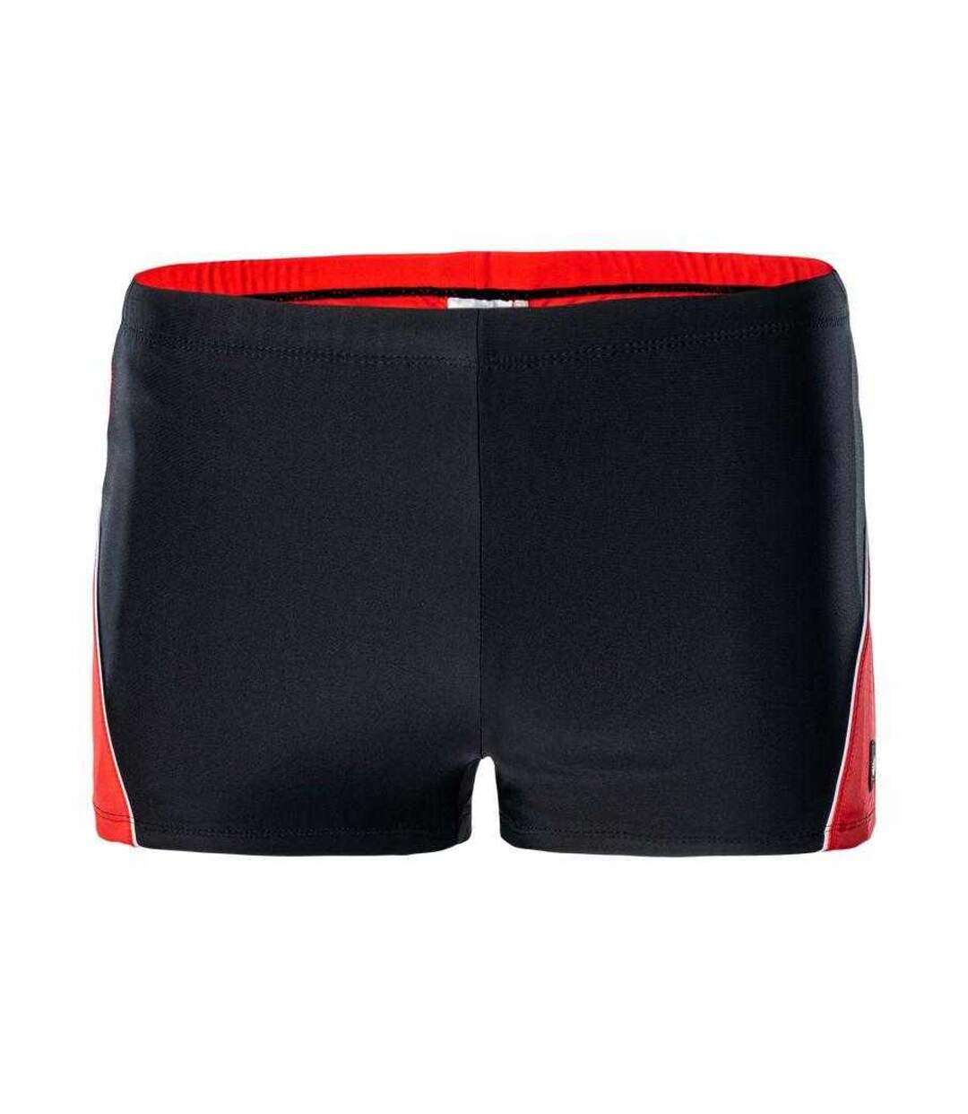 Short De Bain Helder Homme Rouge Noir Aquawave-4