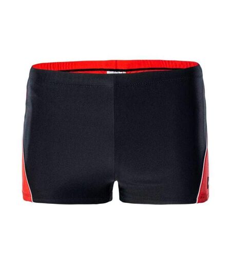 Short De Bain Helder Homme Rouge Noir Aquawave