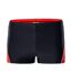 Short De Bain Helder Homme Rouge Noir Aquawave-4