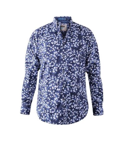 Duke - Chemise à boutons HARROW D555 - Homme (Bleu / Blanc) - UTDC405