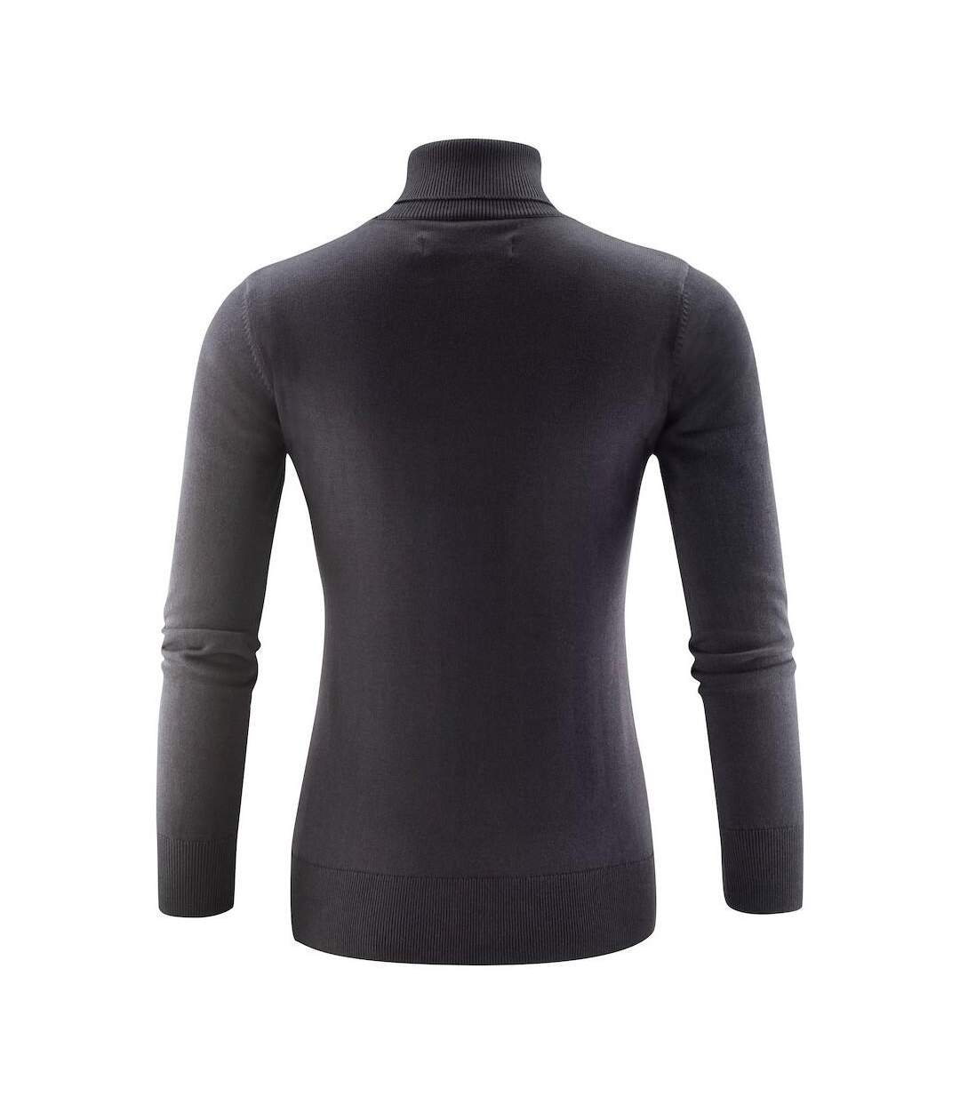 Womens/ladies Ashland Turtle Neck Pullover Black Harvest-2