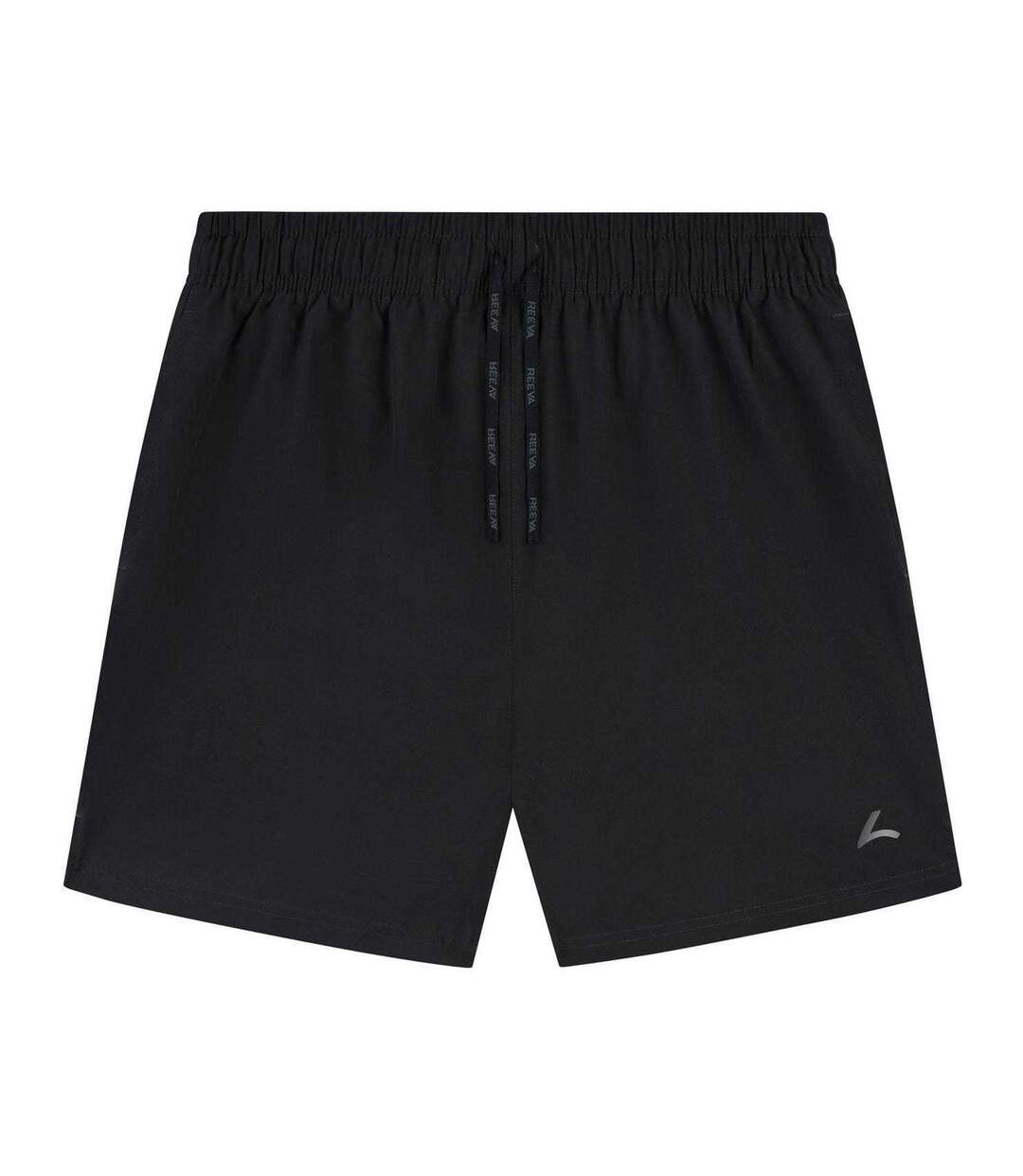 Mens Microfibre Shorts Black Reeva-2