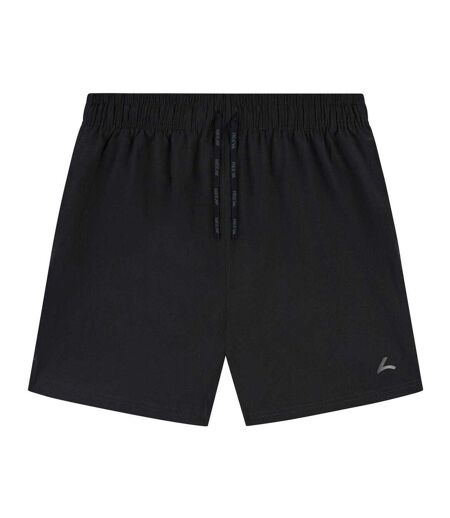 Mens Microfibre Shorts Black Reeva