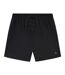 Mens Microfibre Shorts Black Reeva-2
