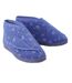 Comfylux Womens/Ladies Andrea Floral Bootee Slippers (Blue) - UTDF505