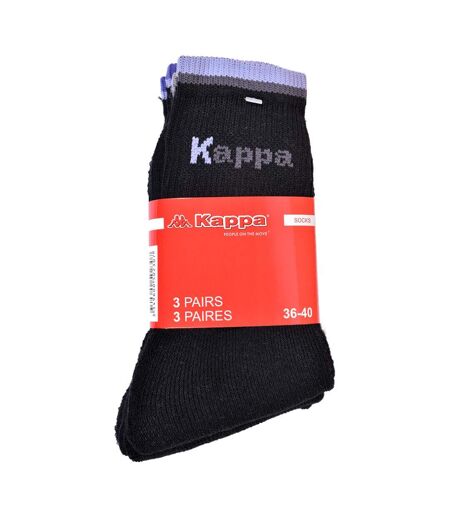 Chaussettes Femme KAPPA Modèle Tennis -Assortiment modèles photos selon arrivages- - Pack de 12