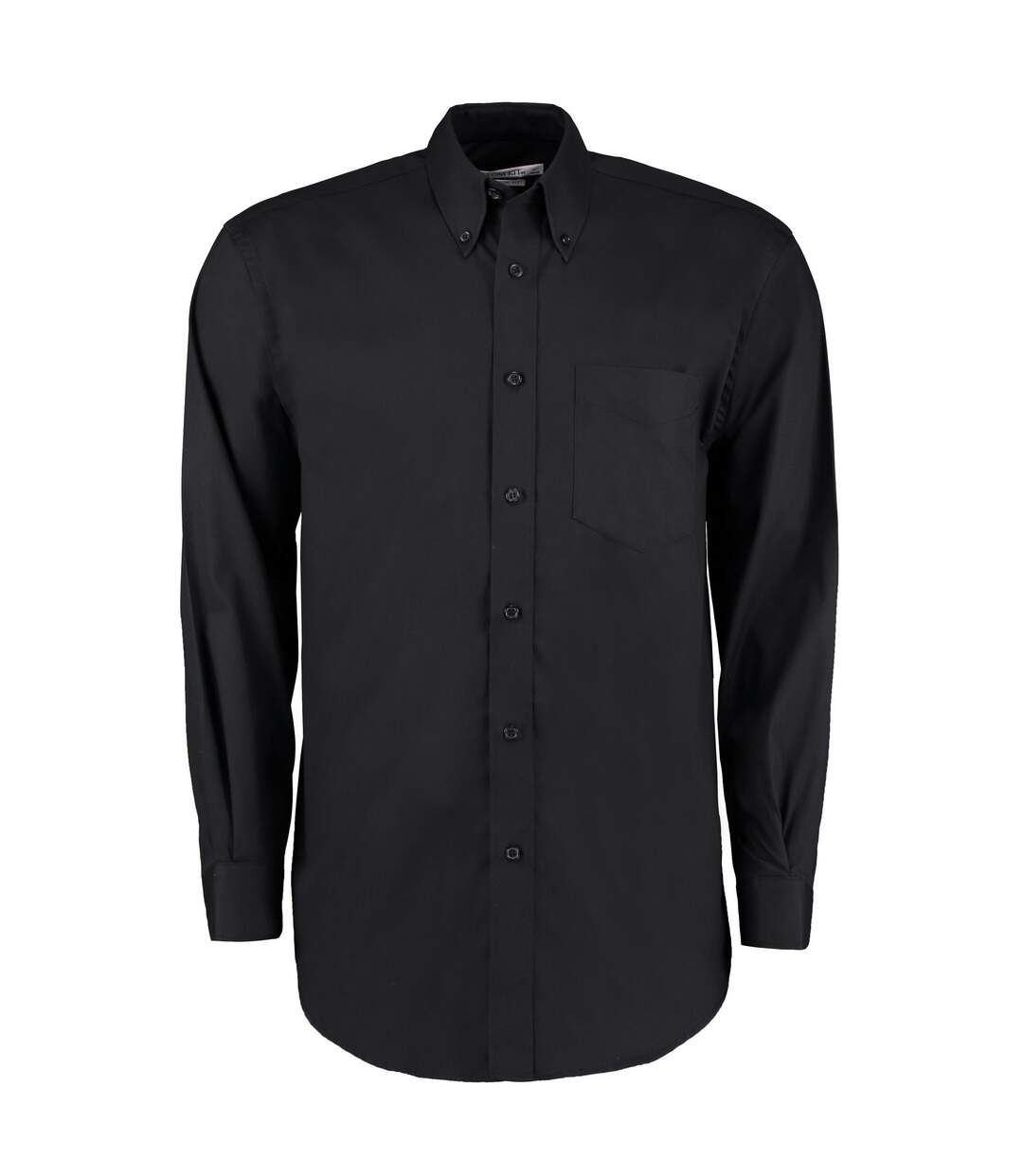 Chemise corporate homme noir Kustom Kit-1