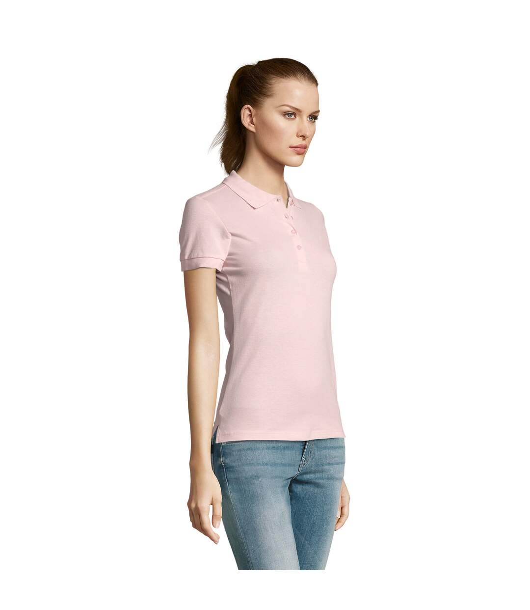 Polo Passion Femme Rose SOLS-1