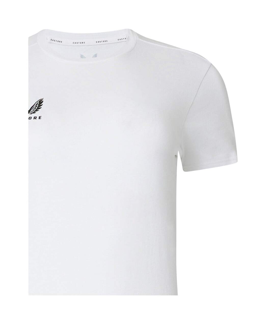 T-shirt Motif/style Logo Femme Blanc Castore-4