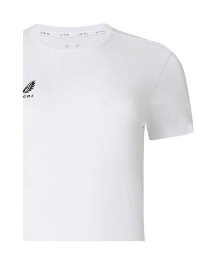 T-shirt Motif/style Logo Femme Blanc Castore