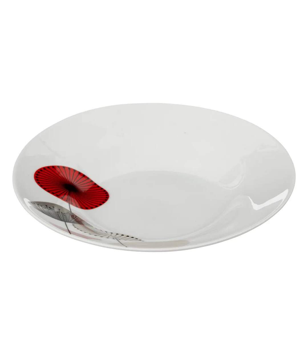 Lot de 6 Assiettes Creuses Osara 22cm Blanc-2