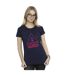 Disney Femme/Les femmes Le cauchemar avant Noël Halloween King T-Shirt en coton (Bleu marine) - UTBI35733-2