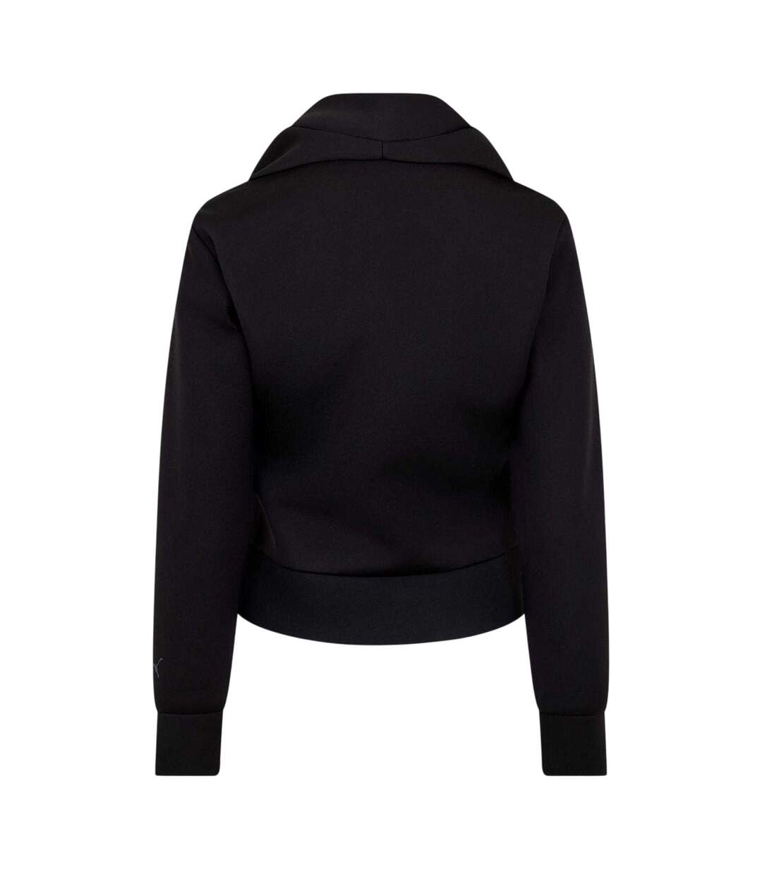 Womens/ladies Yoga Performance Jacket Black Puma-3