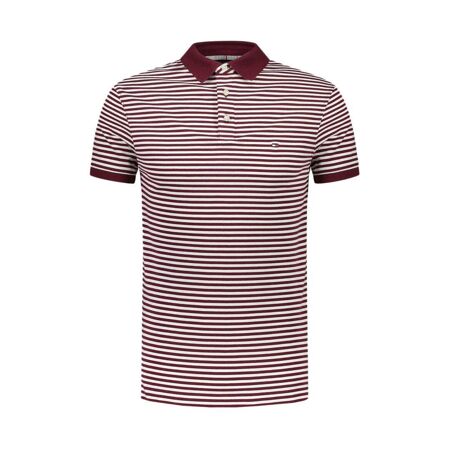 Polo Blanc/Bordeaux Homme Tommy Hilfiger 1985 - L