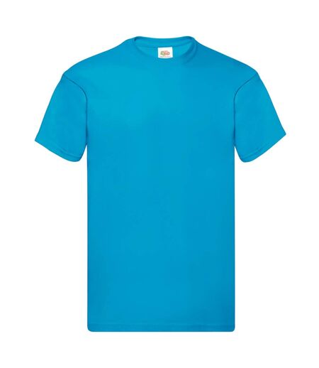 Fruit Of The Loom Mens Original Short Sleeve T-Shirt (Azure Blue) - UTPC124