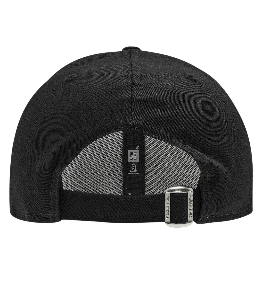 Embroidered Logo Adjustable Baseball Cap Triple Black New Era-2