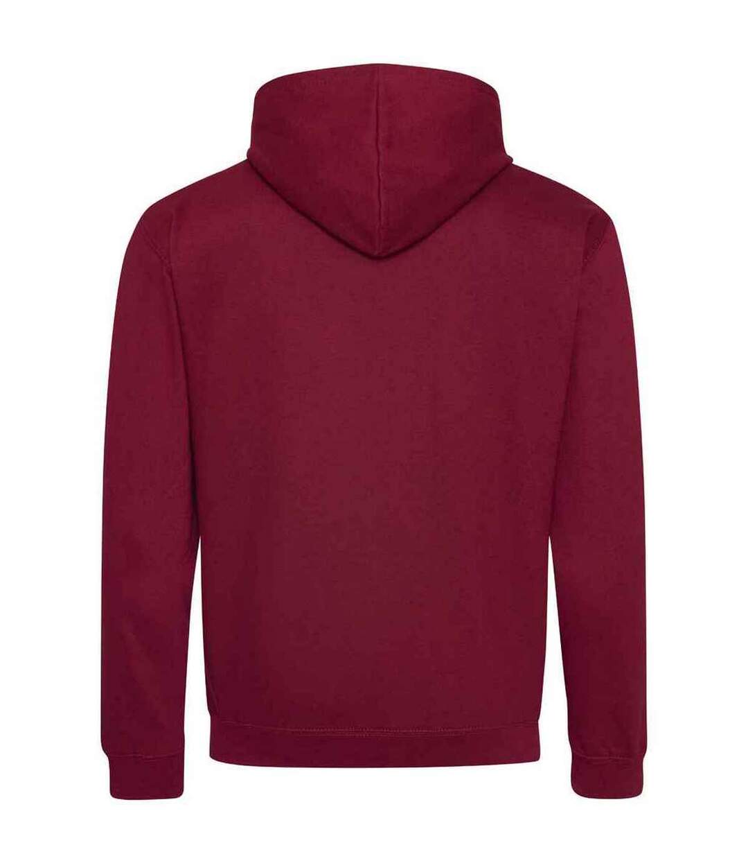 Sweat à capuche varsity femme bordeaux / charbon Awdis