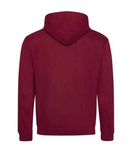 Sweat à capuche varsity femme bordeaux / charbon Awdis Awdis