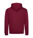 Sweat à capuche varsity femme bordeaux / charbon Awdis Awdis