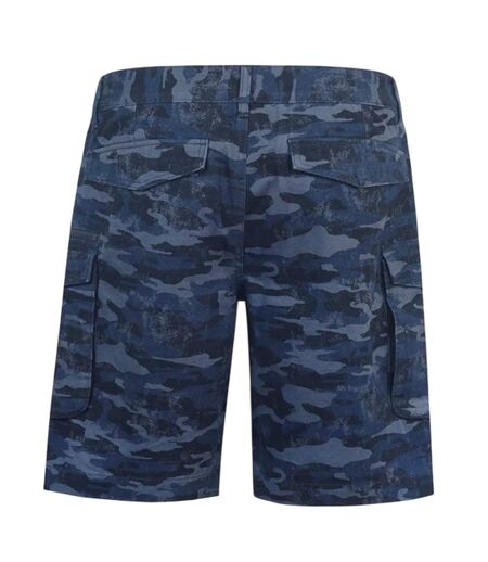 Short Motif/style Logo Homme Bleu Marine Camouflage Firetrap