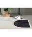 Tapis Demi-Rond Nora 50x80cm Noir-4