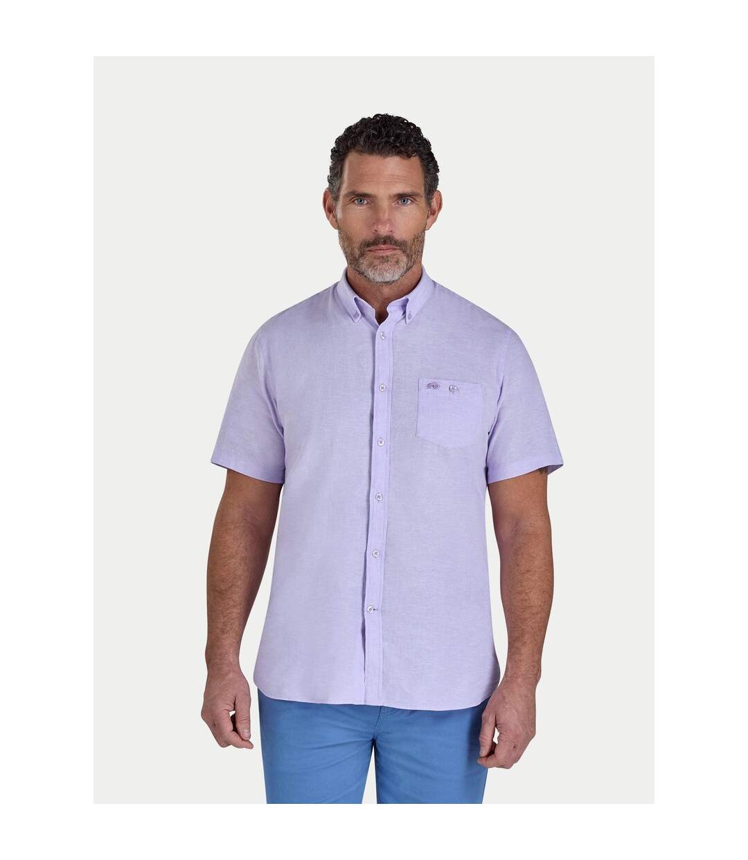 Chemise Homme Lilas Raging Bull-1