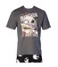 Ensemble De Pyjama Motif Jack Skellington Motif/style Toile D´araignée Homme Gris Noir Nightmare Before Christmas-3