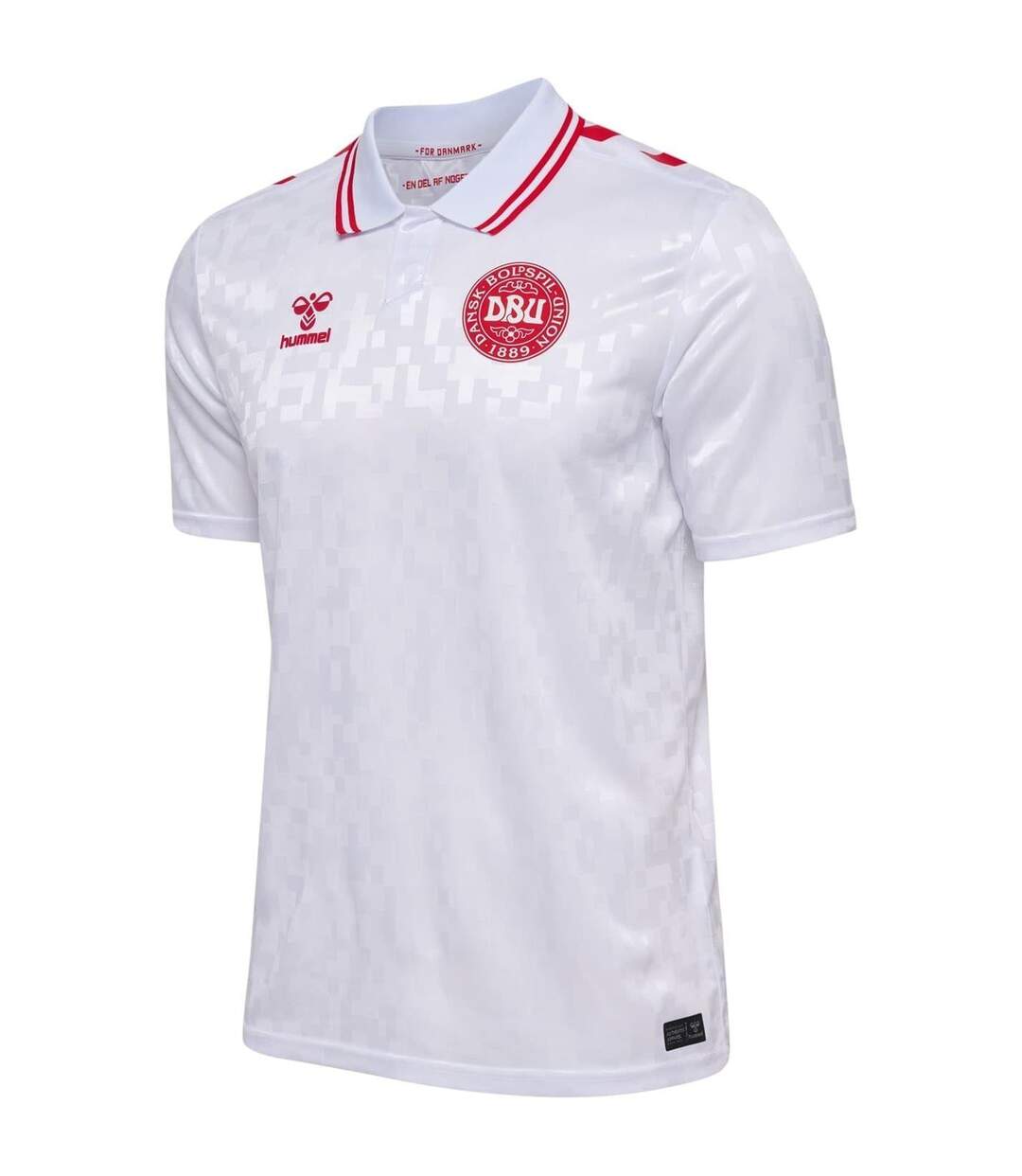 Maillot Extérieur Motif/style Danemark 24/25 Homme Blanc Hummel-3
