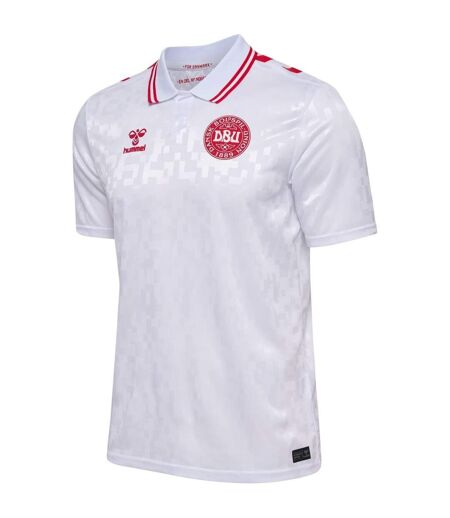 Maillot Extérieur Motif/style Danemark 24/25 Homme Blanc Hummel