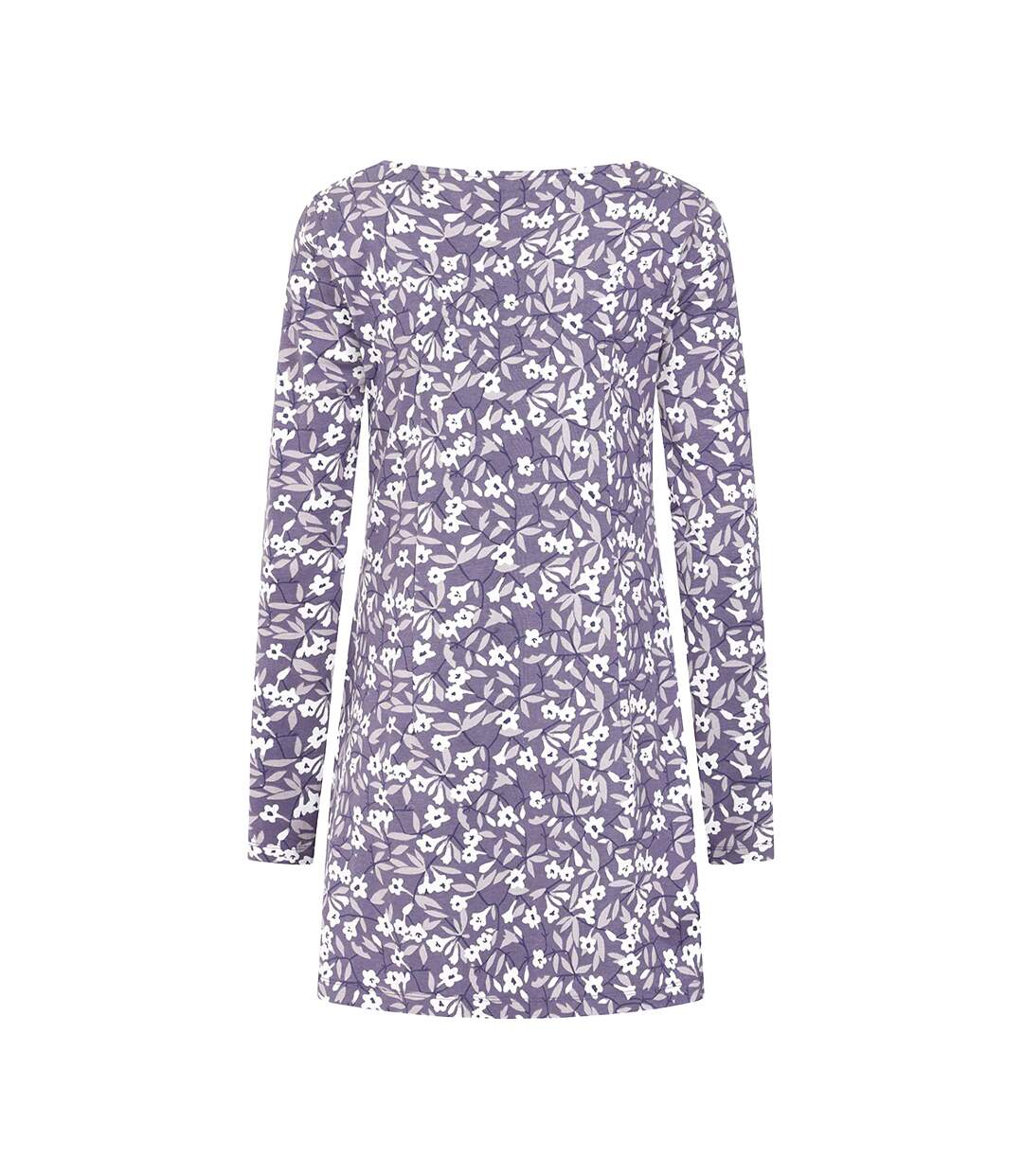 Tunique Motif/style Campanules Femme Violet Lazy Jacks-3