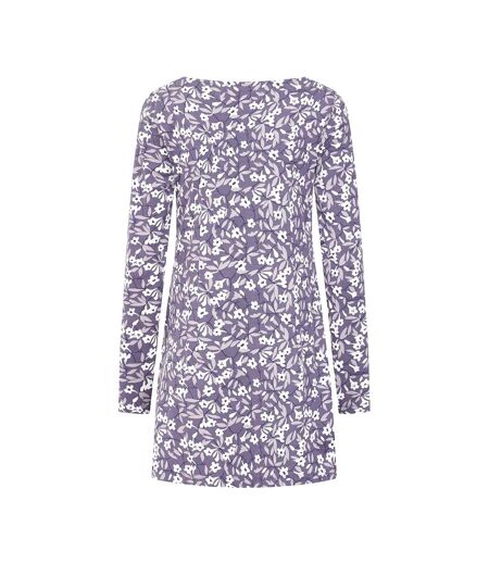 Tunique Motif/style Campanules Femme Violet Lazy Jacks