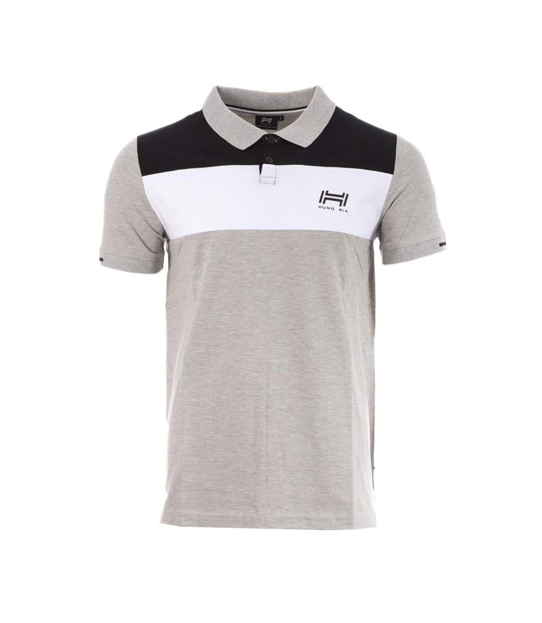 Polo Gris Homme Hungaria Bennett - L