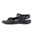 Mens alistair leather sandals black Hush Puppies-3