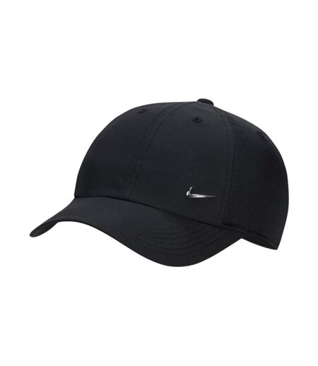 Casquette De Baseball Motif/style Swoosh Métallique Df Club Adulte Noir Nike