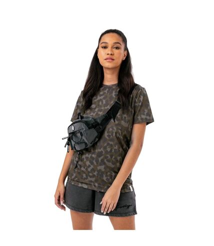 Hype Womens/Ladies Leopard Print T-Shirt (Brown/Chocolate Brown) - UTHY7469