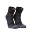 Mens Double Layered Ankle Socks Black Hilly-1