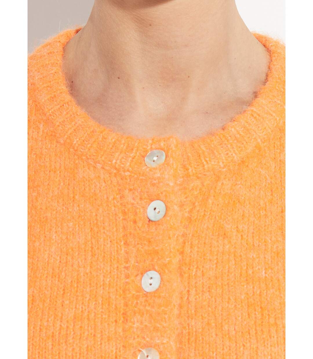 Gilet à manches courtes avec laine-4