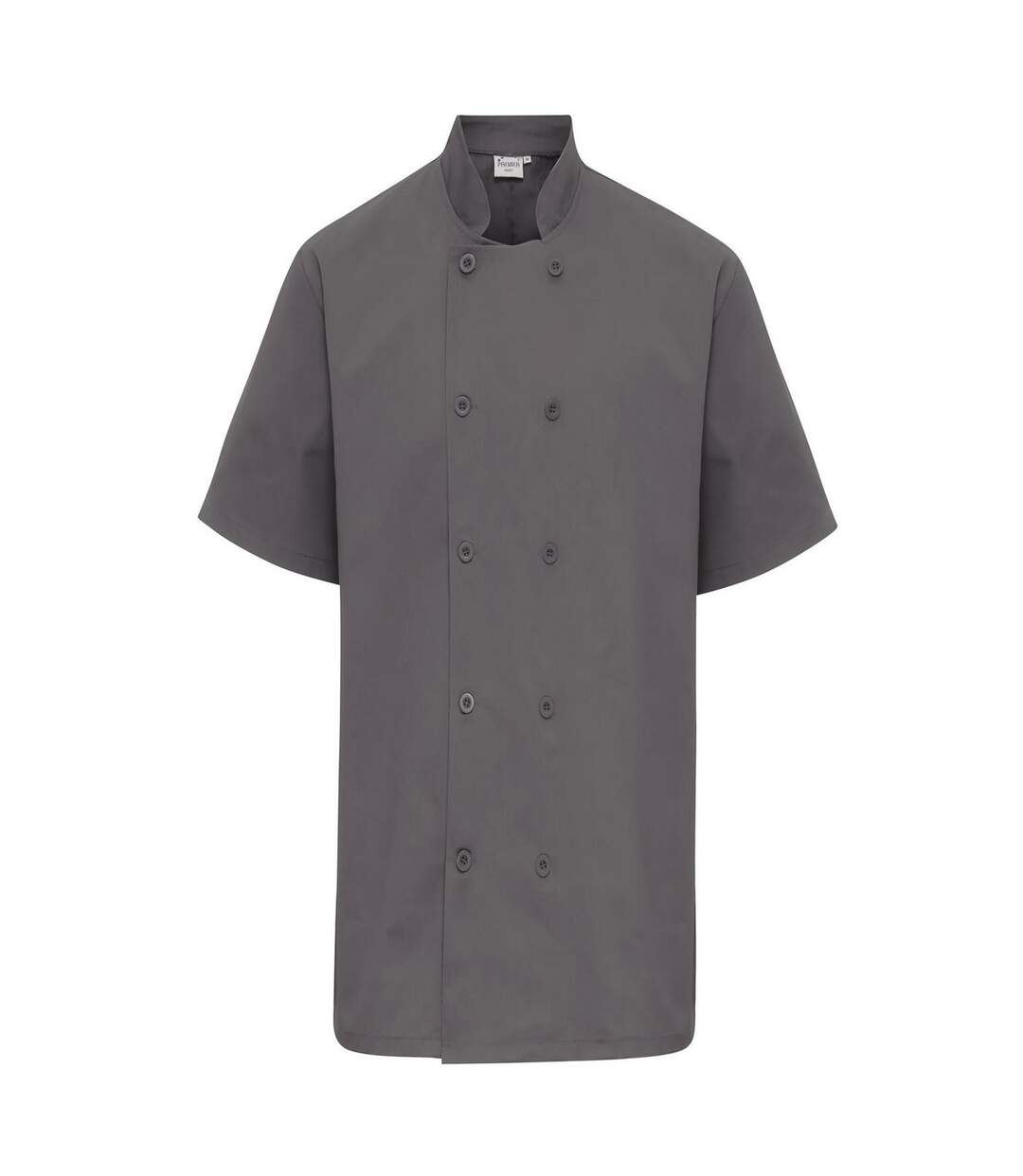 Veste de cuisinier adulte gris acier Premier-1