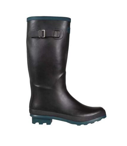 Bottes de pluie fairweather femme noir/bleu sarcelle Regatta