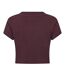 Haut Court Motif/style Logo Monochrome Femme Marron Moka Calvin Klein-2
