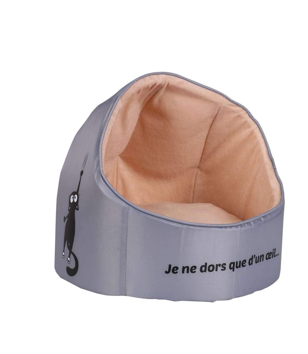 Panier Flocon pour chat et chien - Gris-1