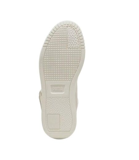 Womens/ladies Carina Street Mid Cut Trainers Cream Puma