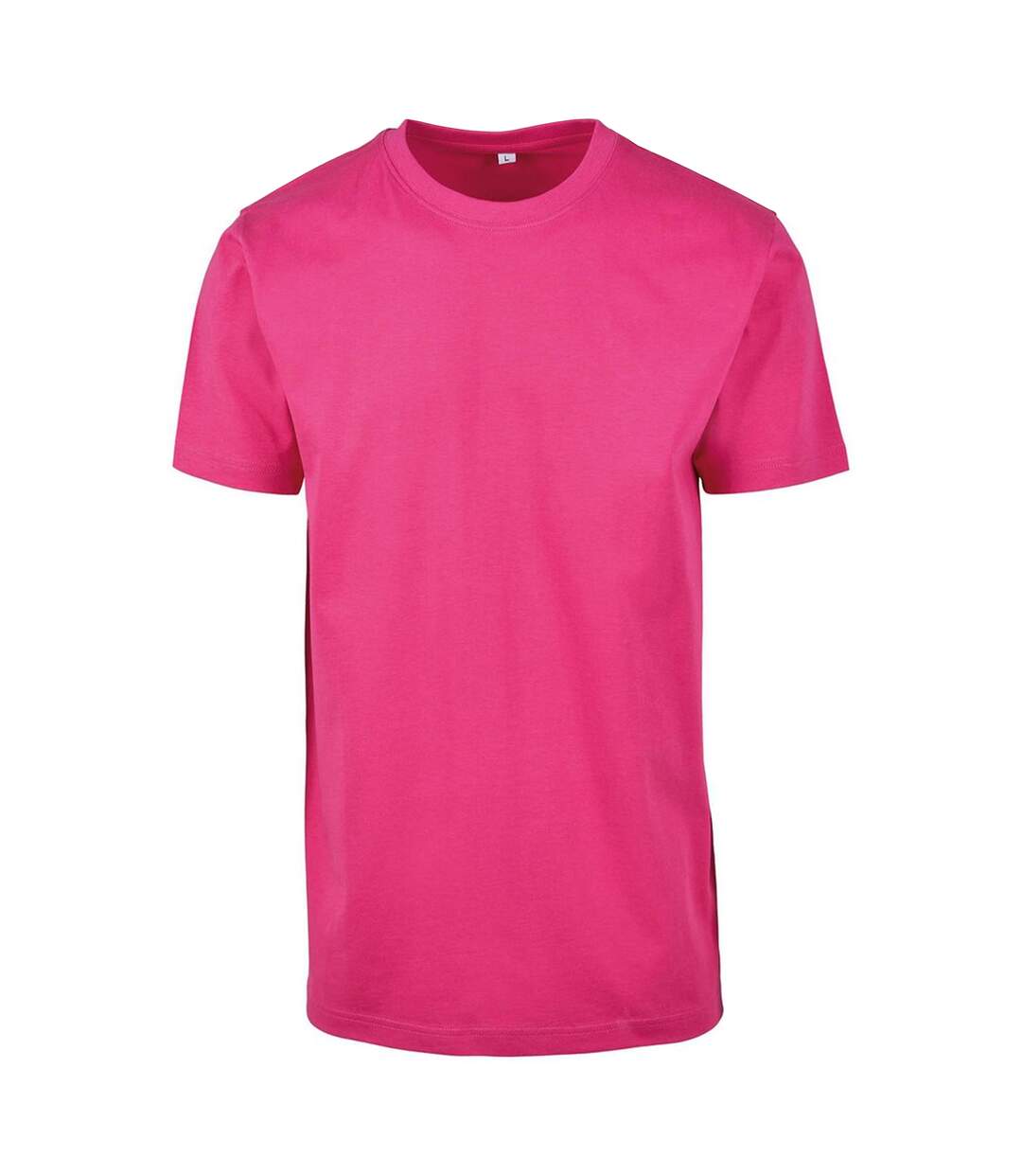 T-shirt à col rond homme rose vif Build your Brand