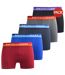 Pack of 5  Mens wrenlow boxer shorts  multicoloured Smith & Jones-1