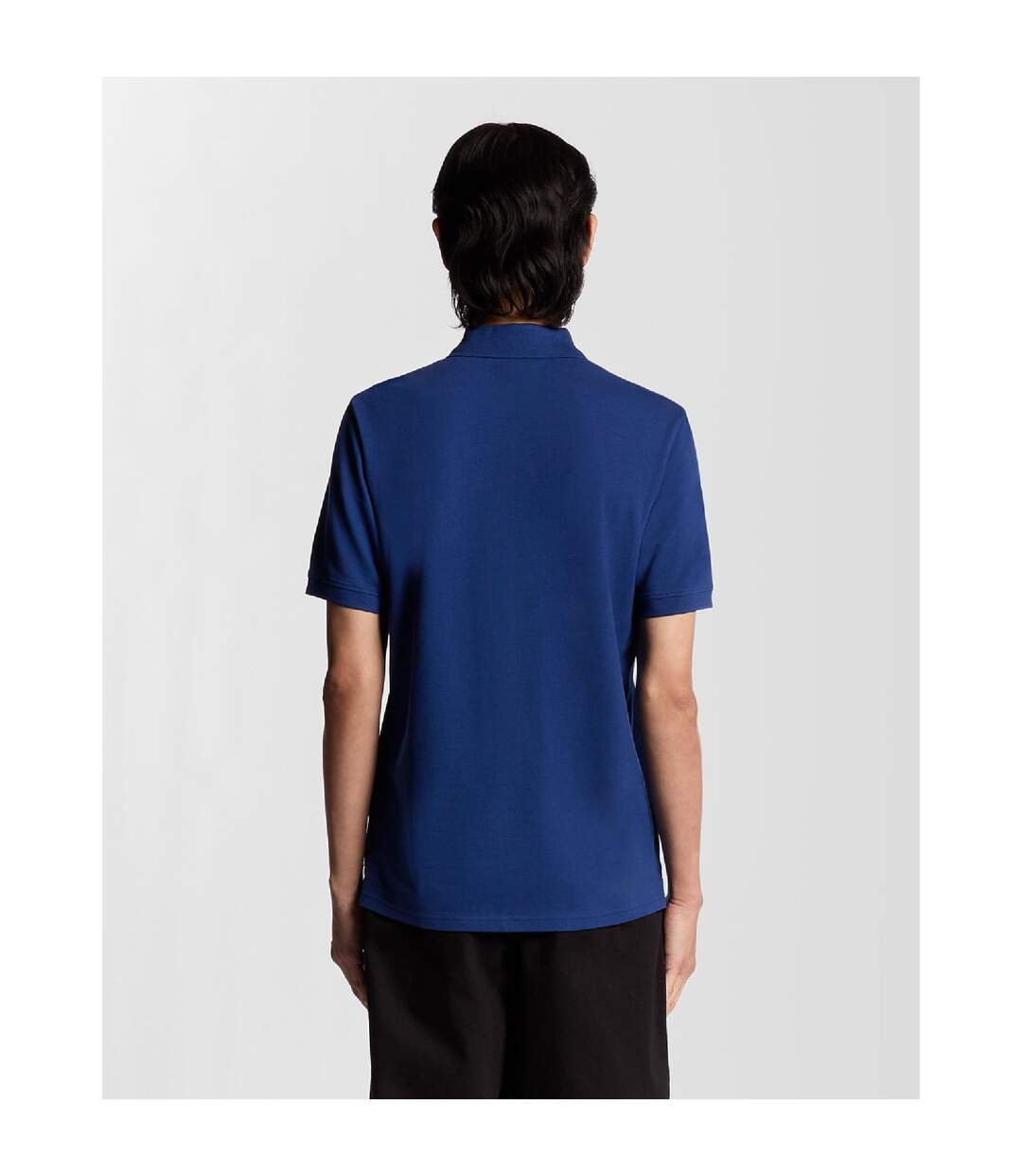 Polo Superfine Homme Bleu Marine Foncé Lyle & Scott-4