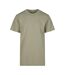 T-shirt Adulte Vert De Gris Build Your Brand-1