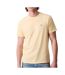 T-shirt jaune homme calvin klein jeans badge 30s - l-1