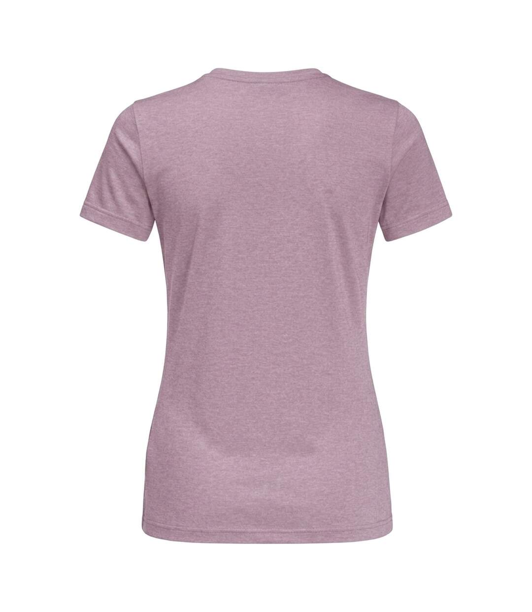 T-shirt Crosstrail Femme Corail Clair Jack Wolfskin-2